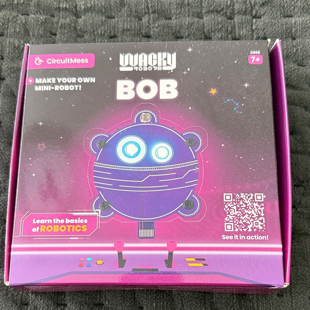 Wacky Robots Bob - Purple Mini-Robot